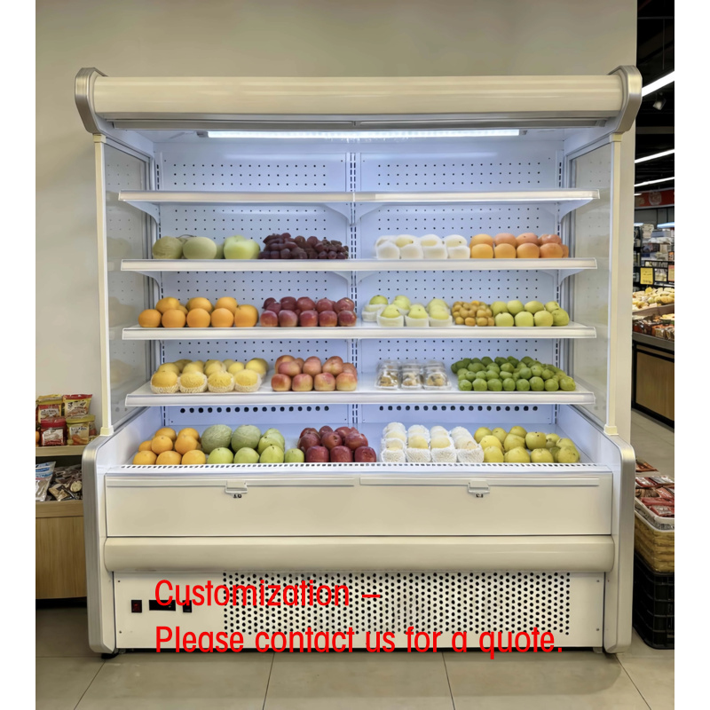 Commercial Chest Freezer - Kundenspezifischer Mehrdeck-Offenkühlschrank für Lebensmittel mit Kompressorkühlung