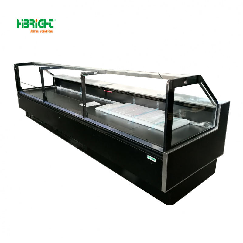 Maßgefertigte, gebogene Glasab – Commercial Chest Freezer Bewertung und Preis